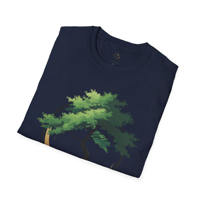 Navy | The Zen Tree, folded view