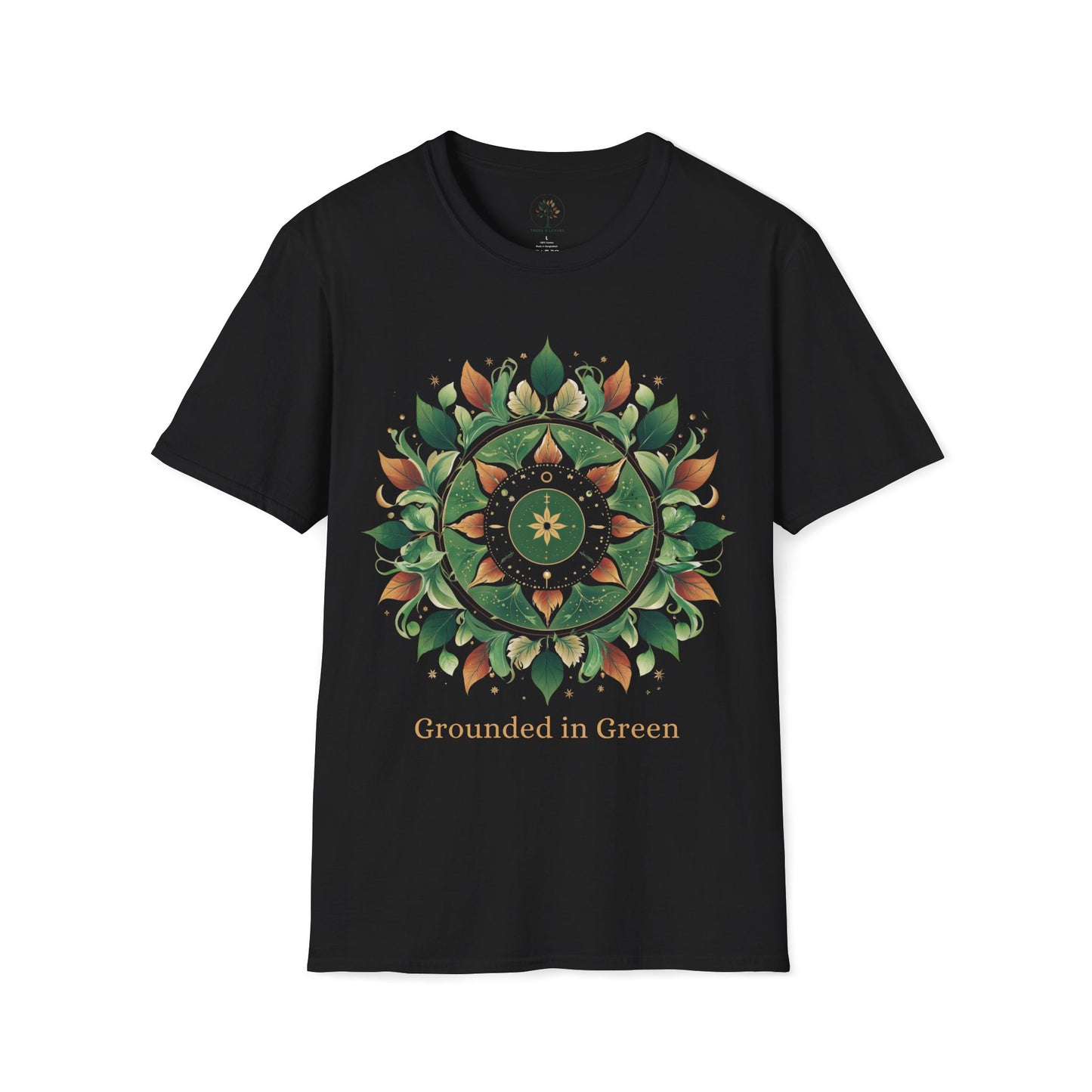 Black | Grounded in Green, front view