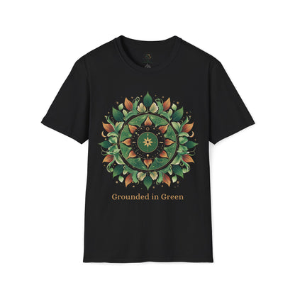 Black | Grounded in Green, front view