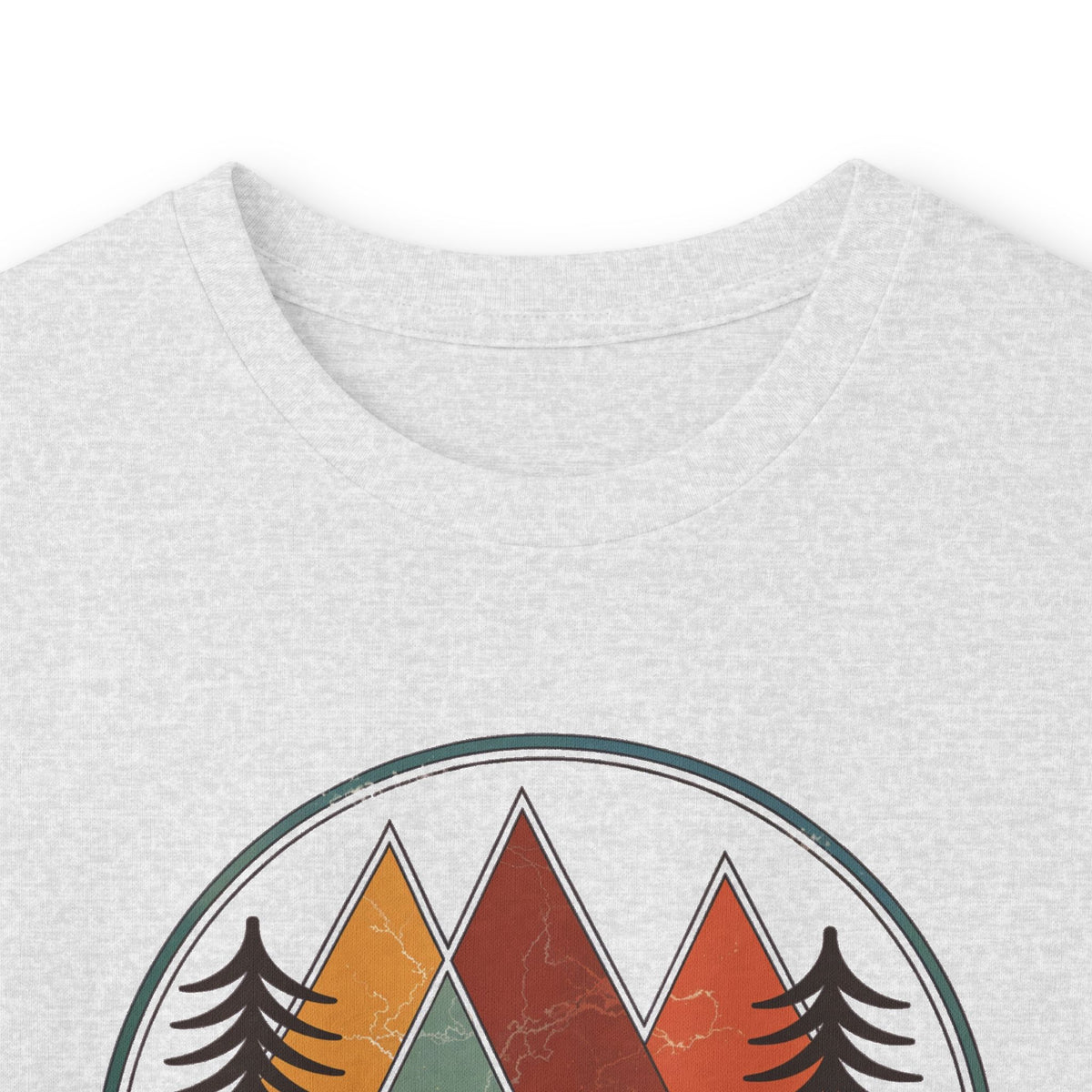 Ash | Retro Horizon Long Sleeve Tee, folded view