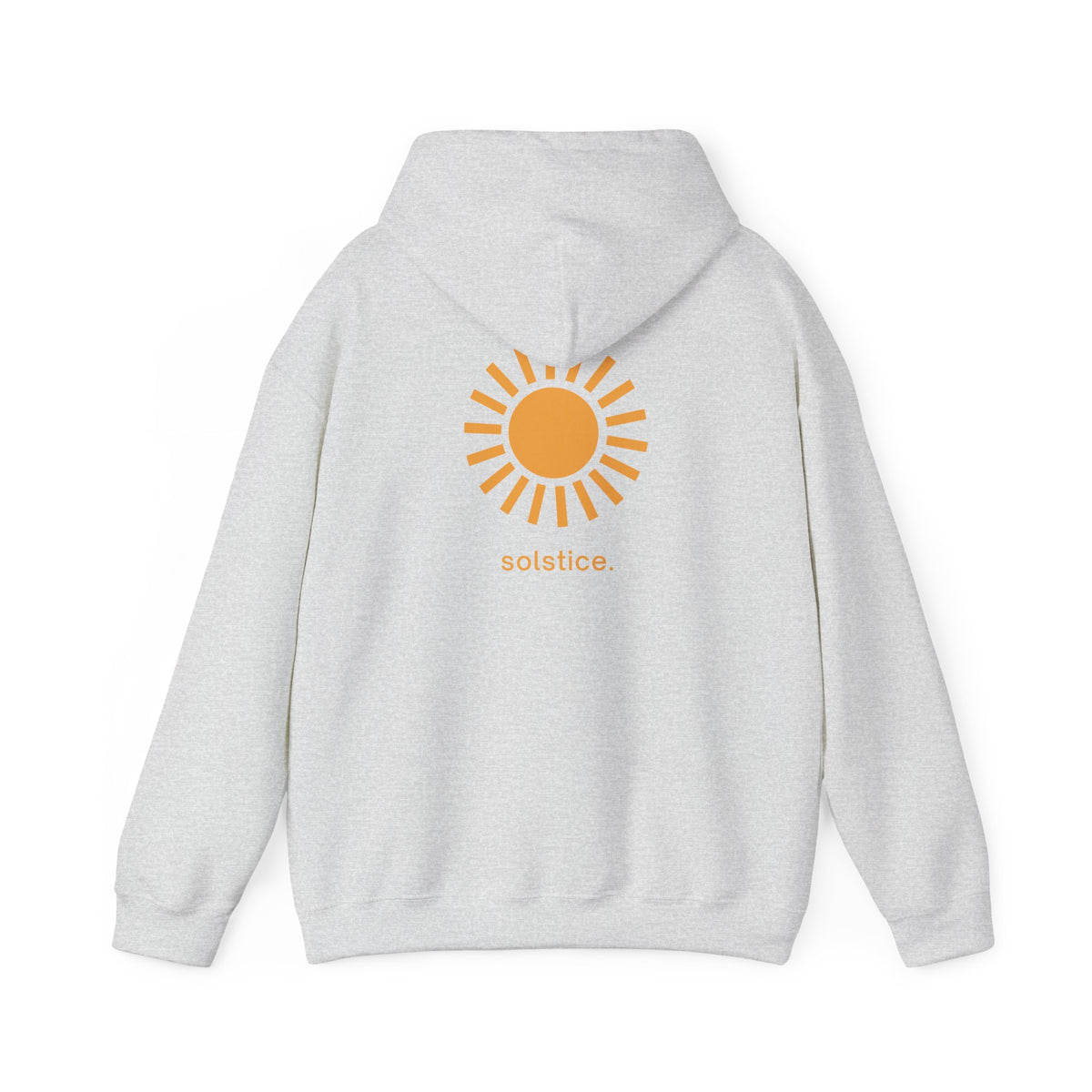 Ash | Solstice Hoodie, back design view
