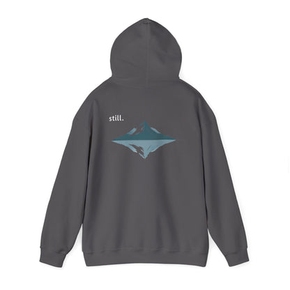 Charcoal | Still Hoodie, back view 2