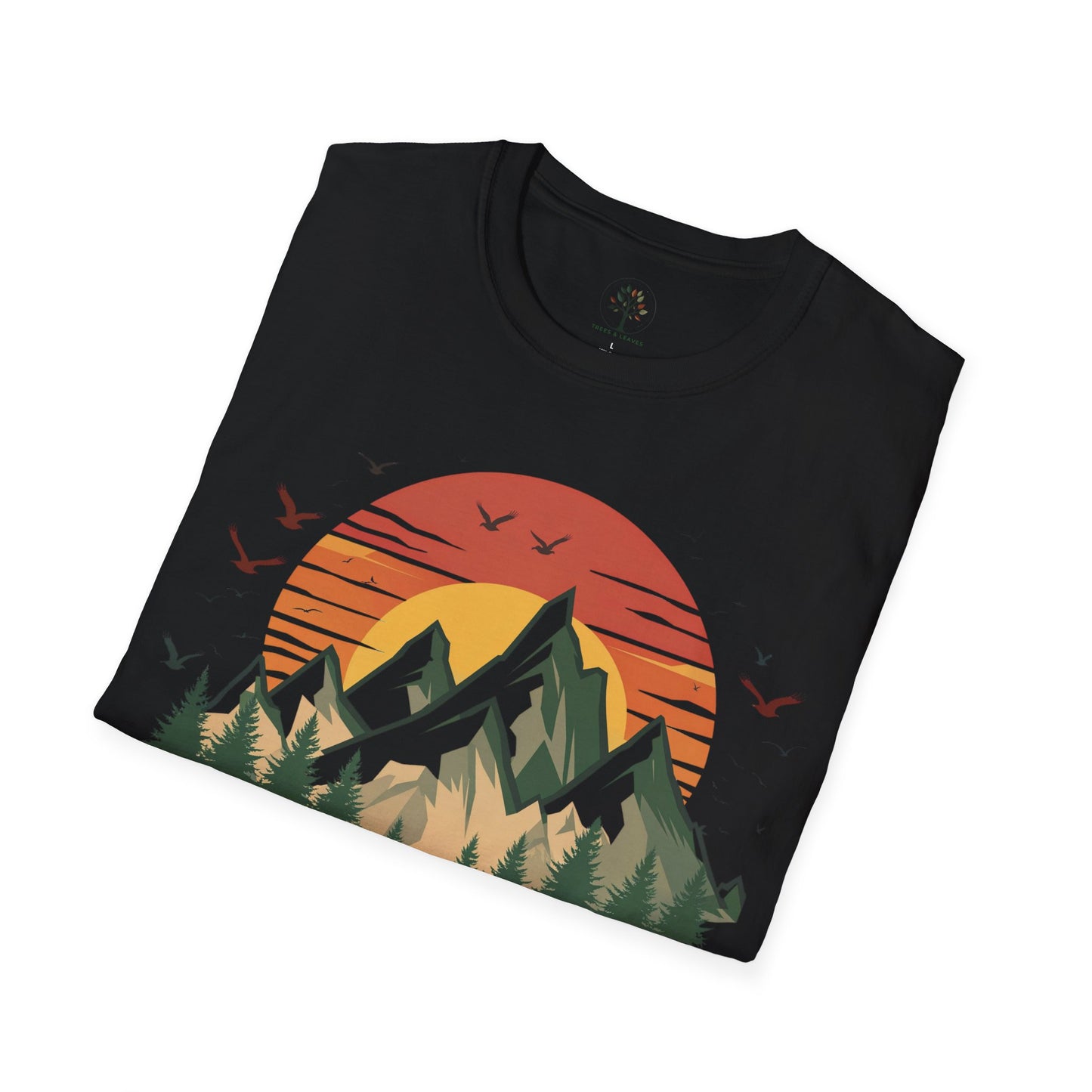 Black | Mountains Make Me, folded view