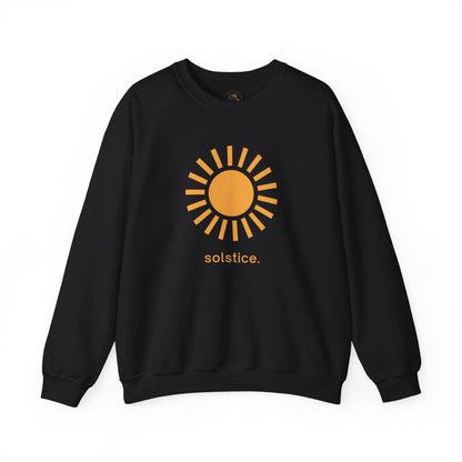Black | Solstice Sweatshirt, front view