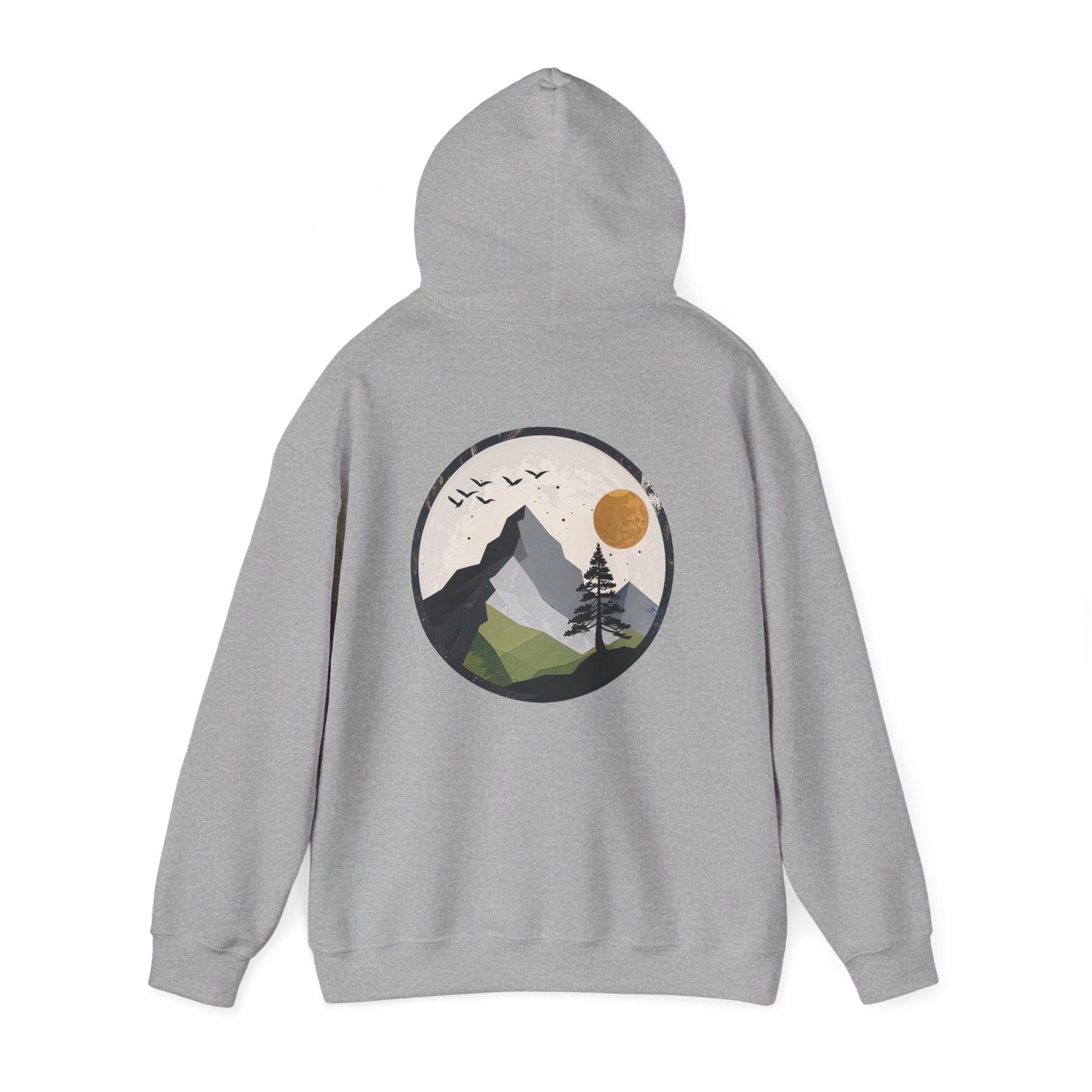 Sport Grey | Whispering Heights Hoodie, back view 2