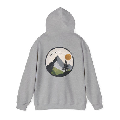 Sport Grey | Whispering Heights Hoodie, back view 2