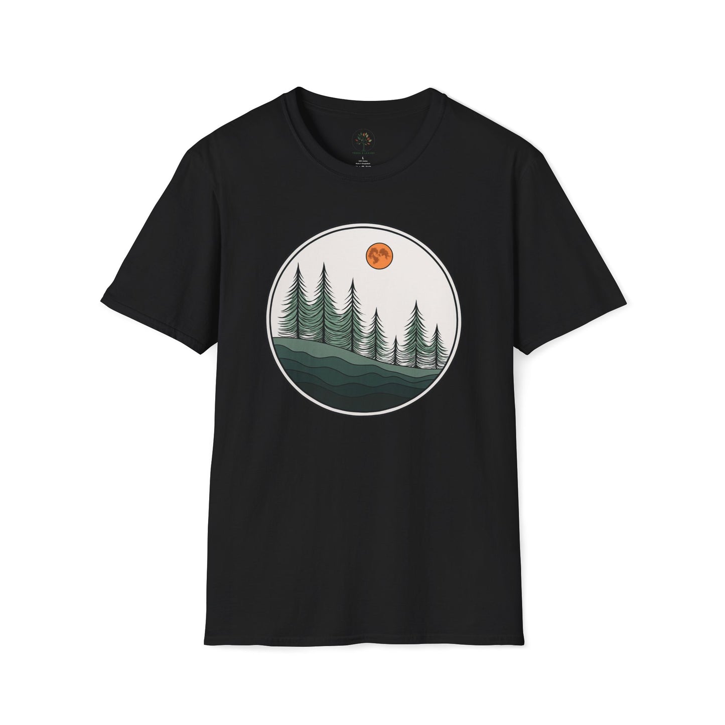 Black | Moonlit Pines, front view