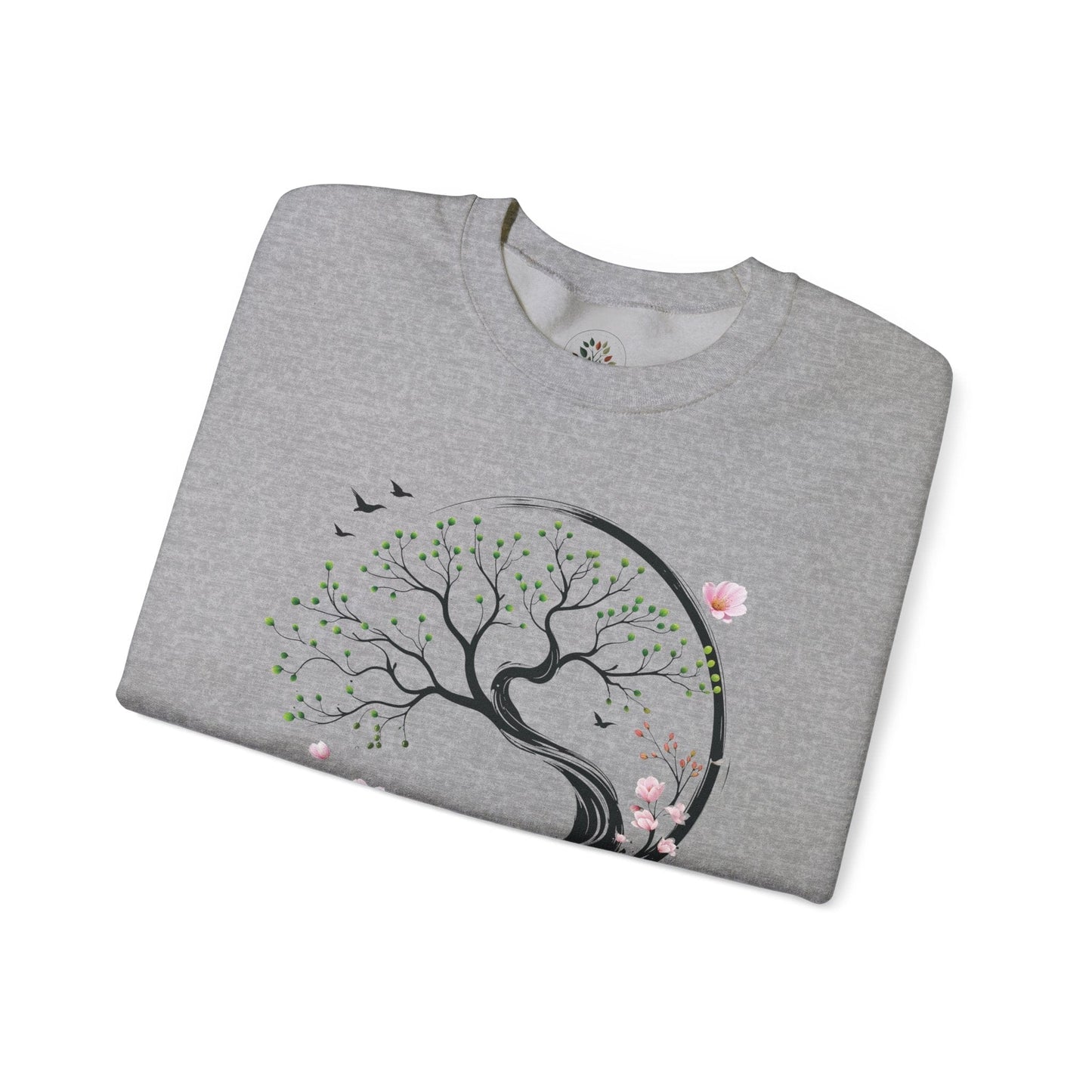 Sport Grey | Unfolding Grace Sweatshirt, folded view
