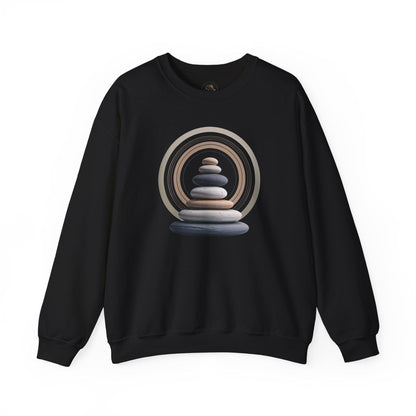 Black | Echoes of Calm Sweatshirt, front view