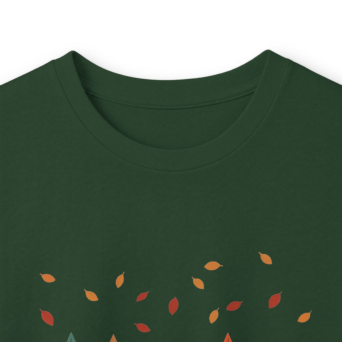 Forest Green | Horizon Fall Long Sleeve Tee, folded view
