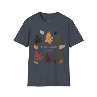 Heather Navy | Every Leaf tells a Story, front view