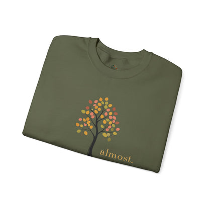 Military Green | Almost Sweatshirt, folded view