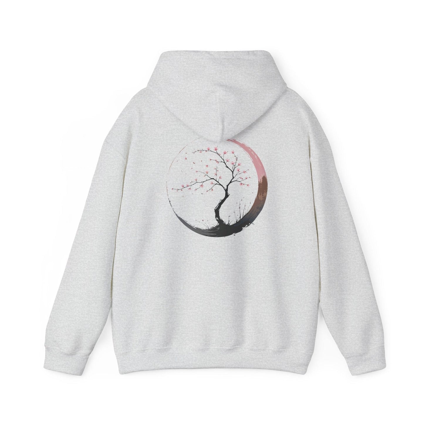 Ash | Sakura Silence Hoodie, back design view