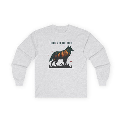 Ash | Echoes of the Wild Long Sleeve Tee, front view