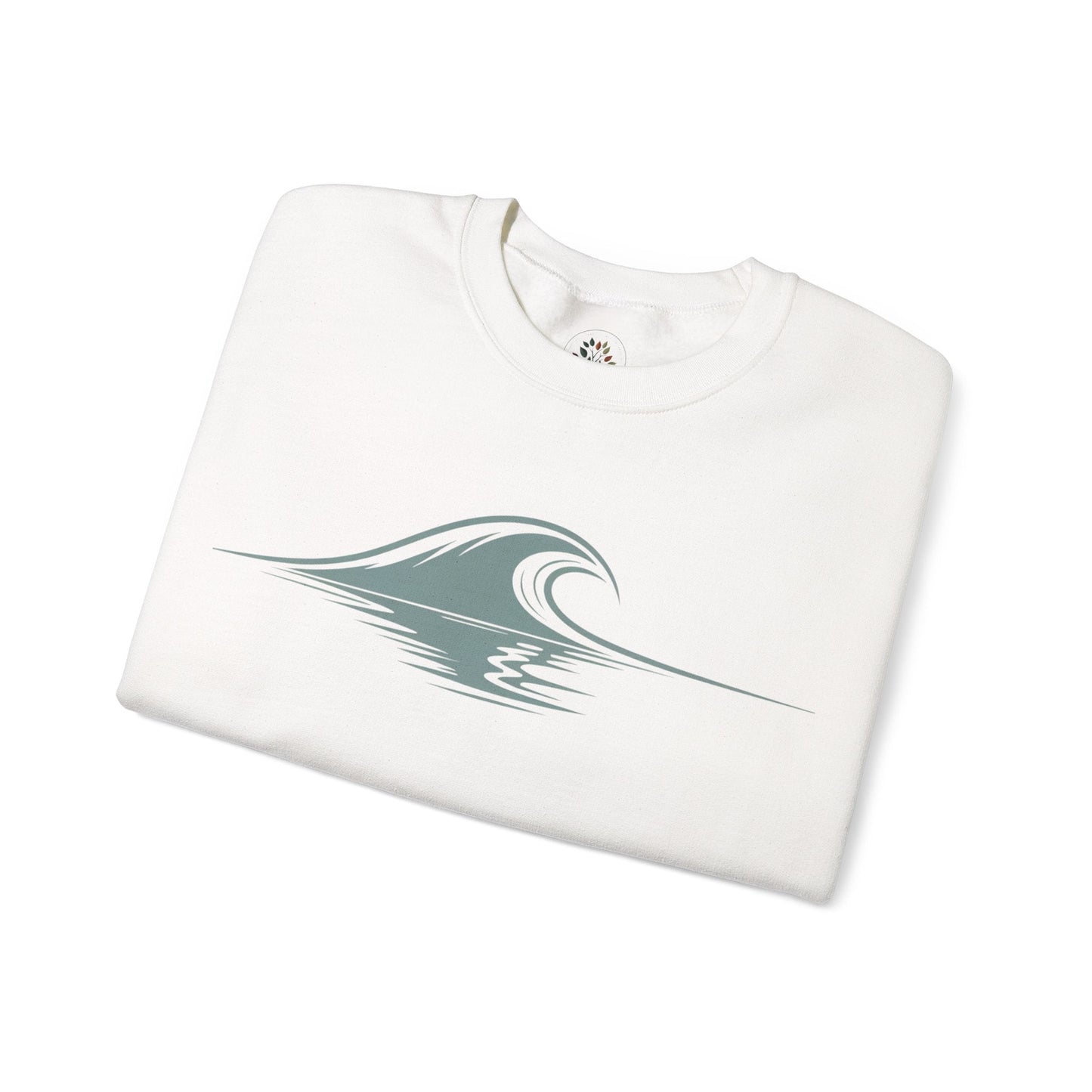 White | Drifted Sweatshirt, folded view