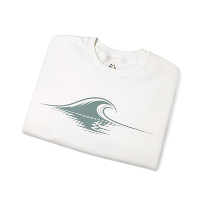 White | Drifted Sweatshirt, folded view