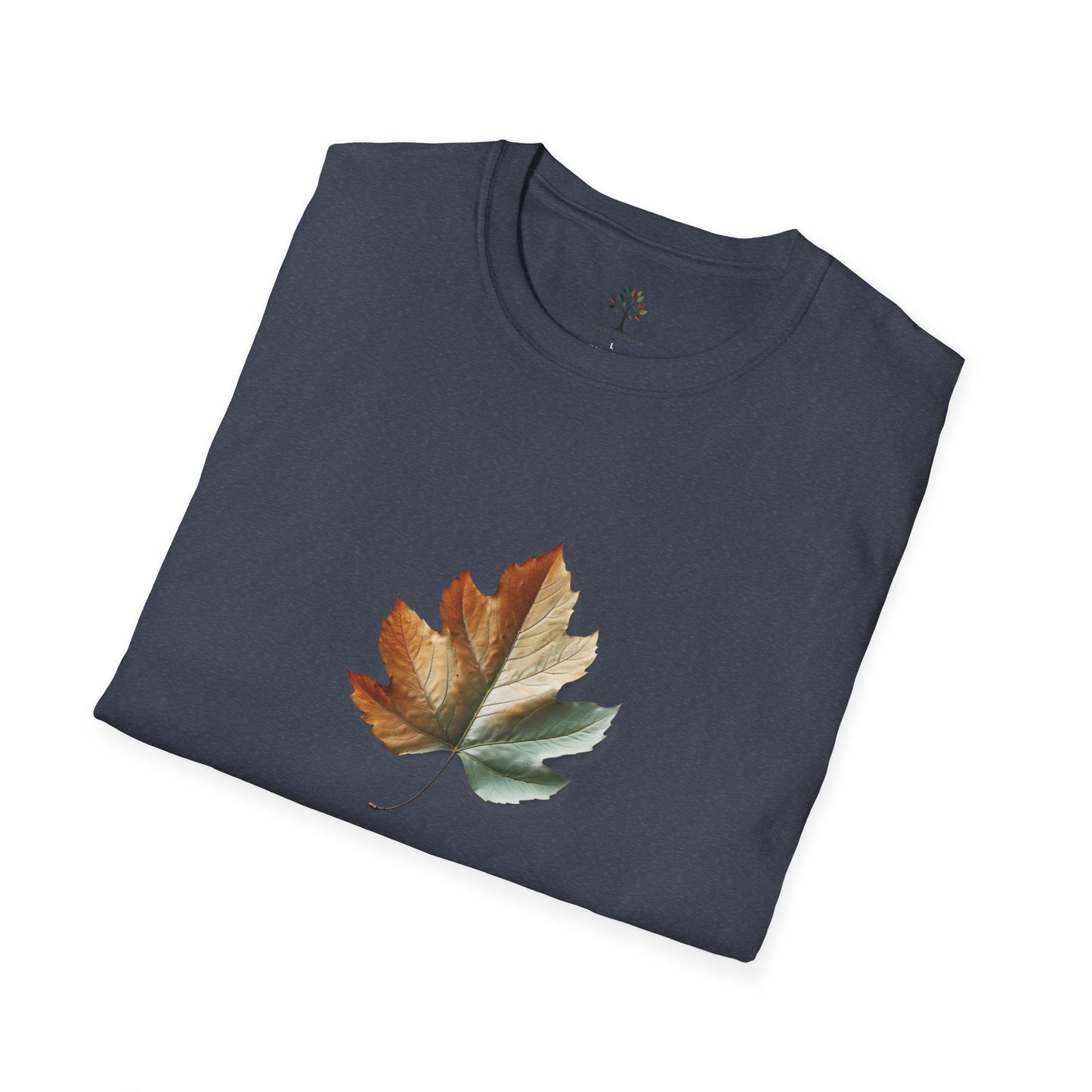 Heather Navy | Let if Fall, folded view