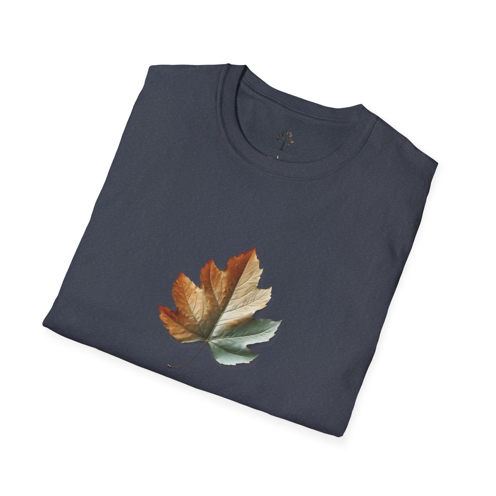 Heather Navy | Let if Fall, folded view