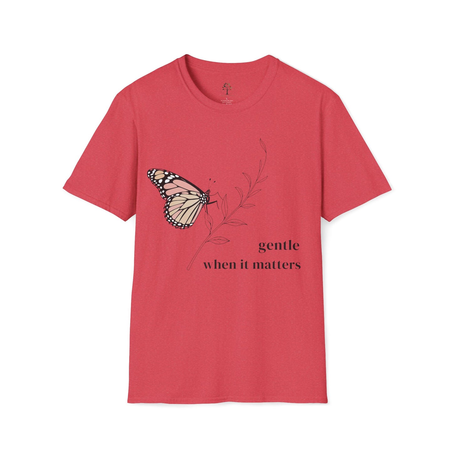 Heather Red | Gentle, When It Matters, front view