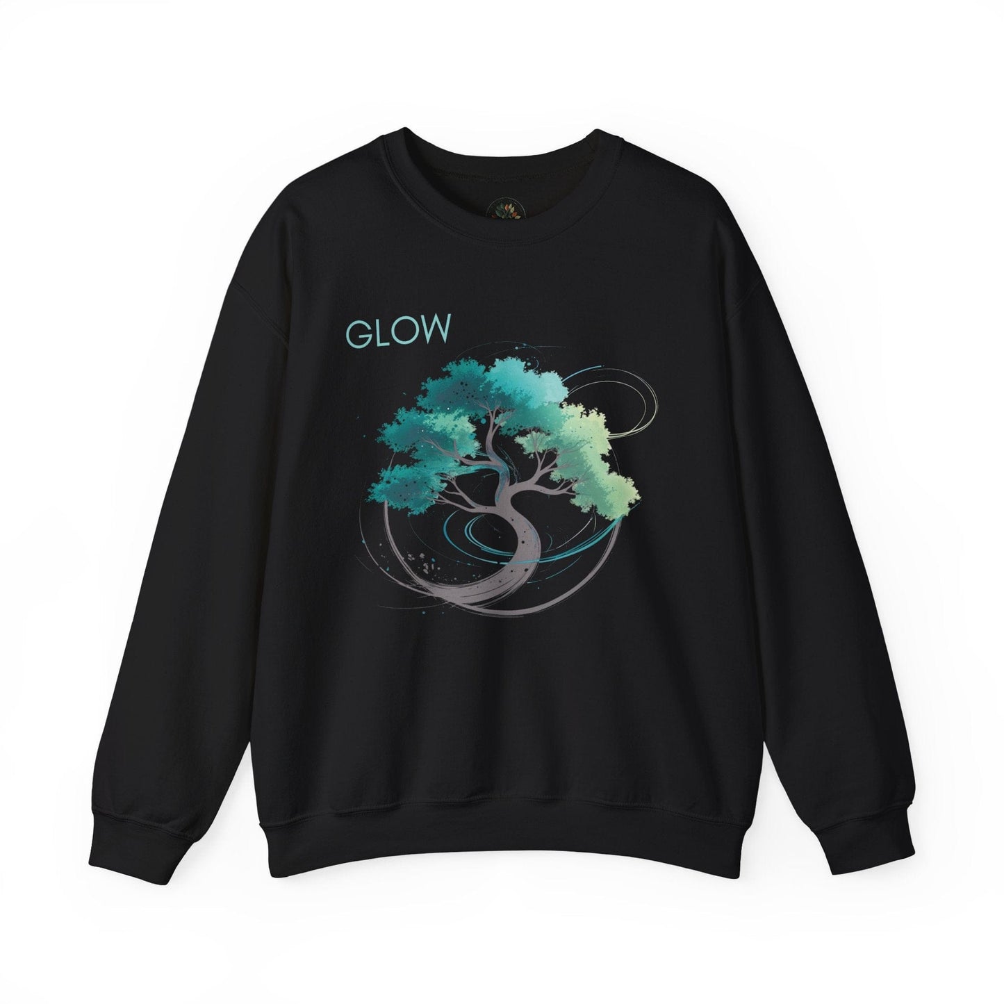 Black | Glow Sweatshirt, front view