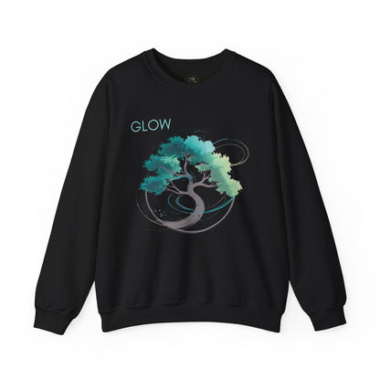 Black | Glow Sweatshirt, front view