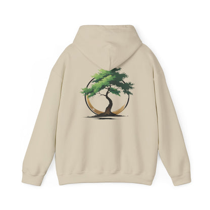 Sand | The Zen Tree Hoodie, back design view