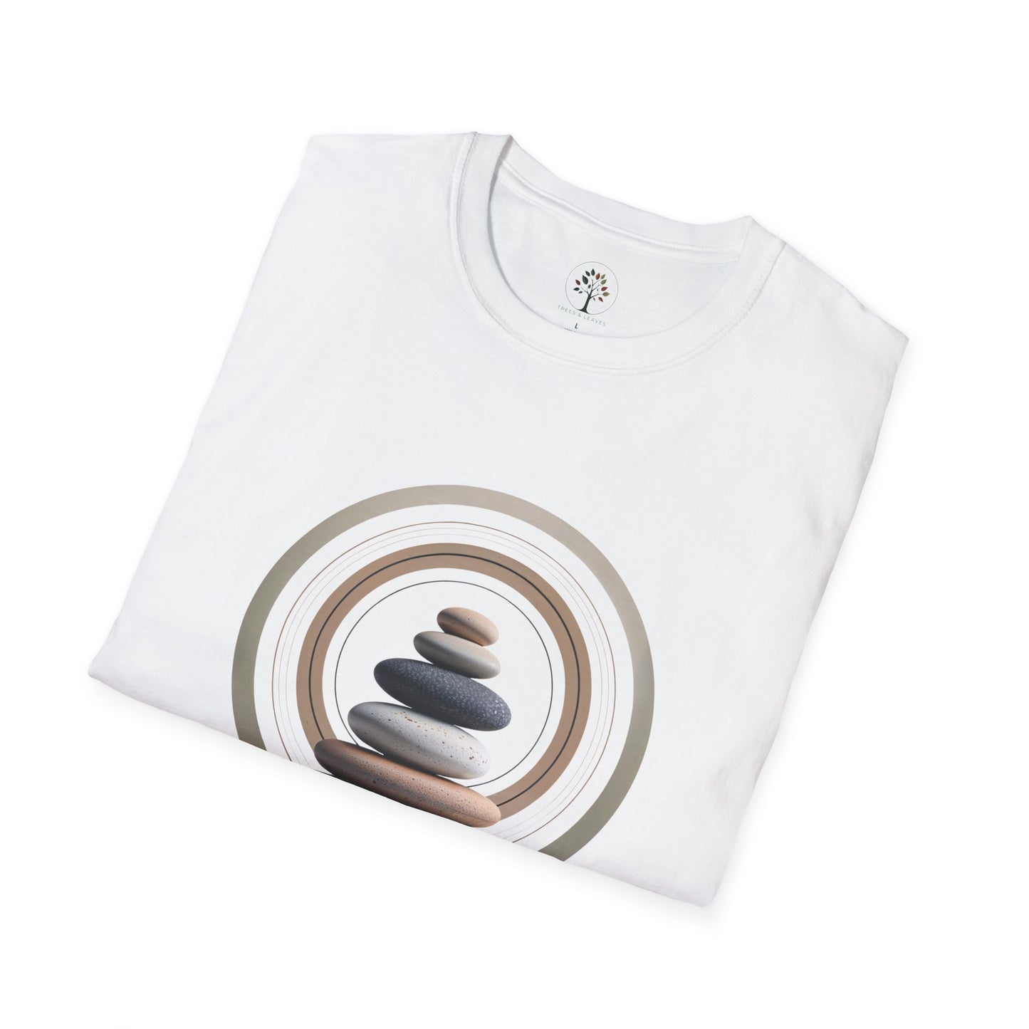 White | Echoes of Calm, folded view