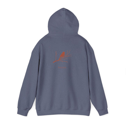 Heather Navy | Hüzün Hoodie, back view 2