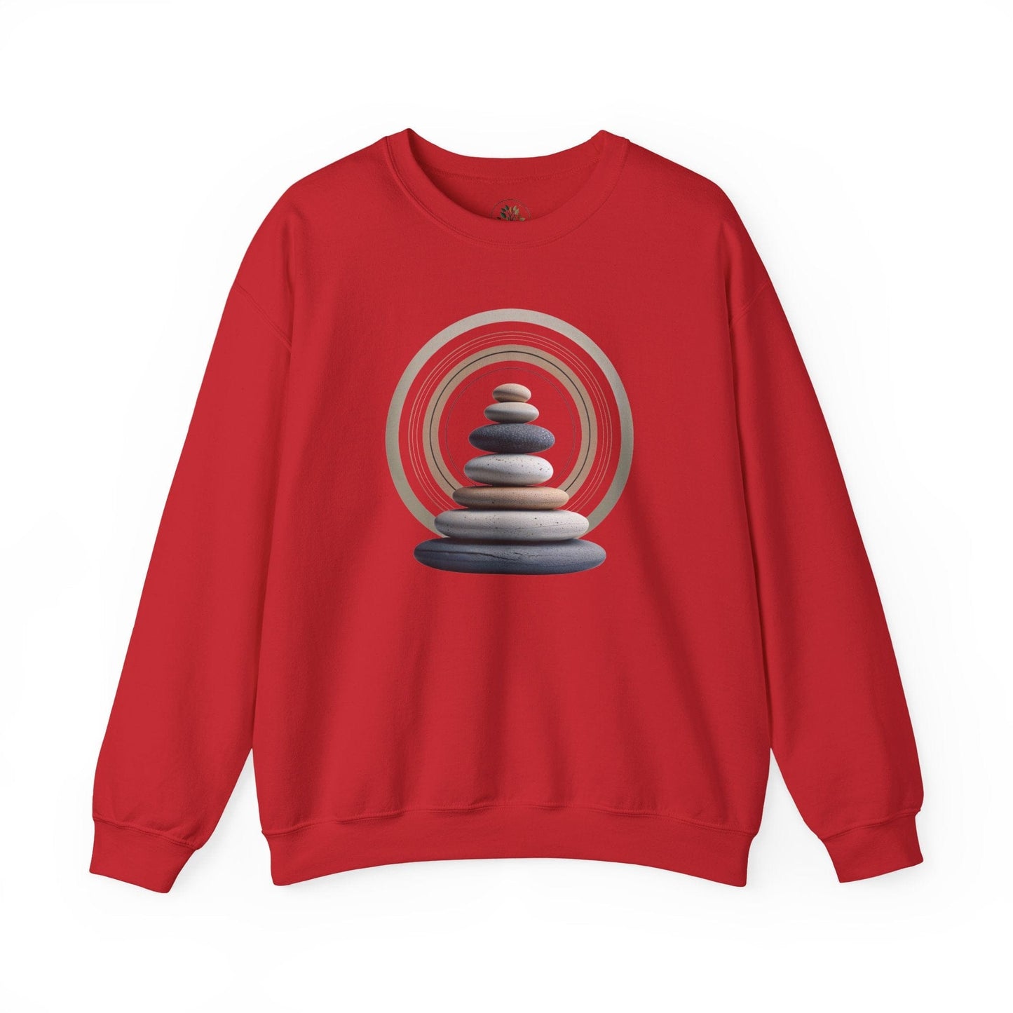 Red | Echoes of Calm Sweatshirt, front view