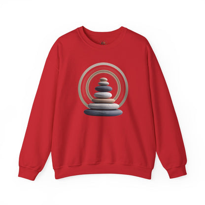 Red | Echoes of Calm Sweatshirt, front view