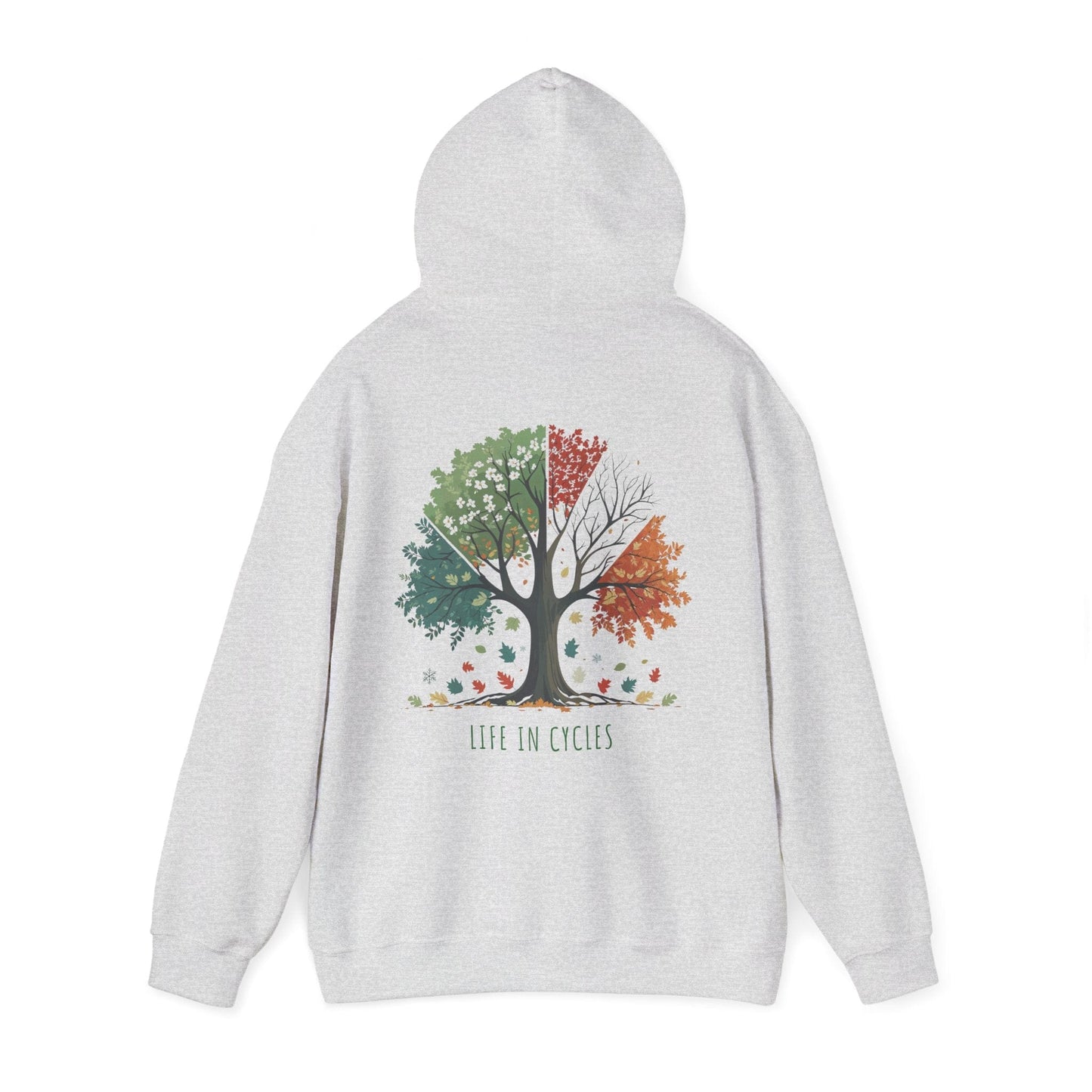 Ash | Life in Cycles Hoodie, back view 2