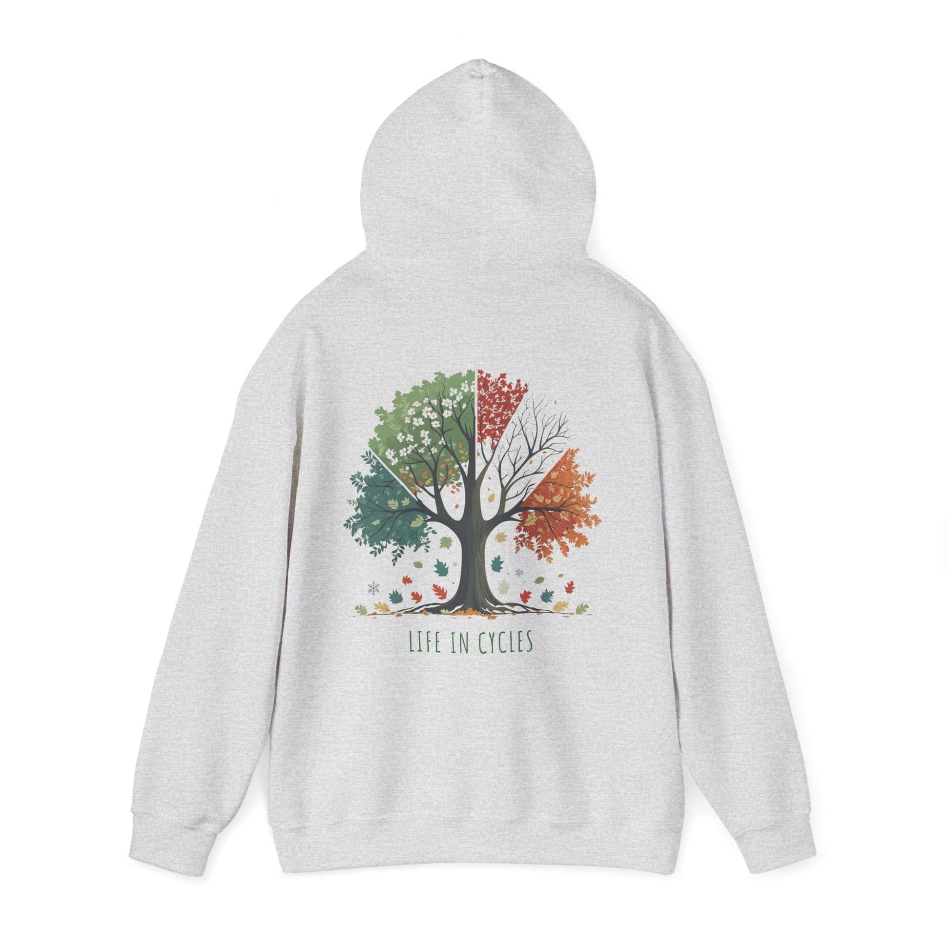 Ash | Life in Cycles Hoodie, back view 2