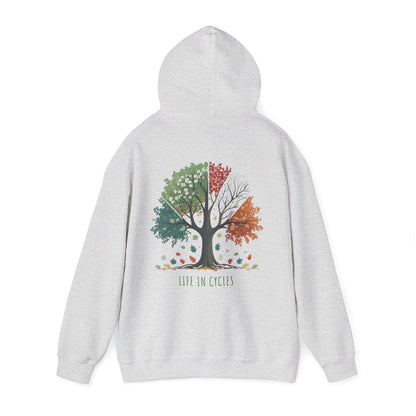 Ash | Life in Cycles Hoodie, back view 2