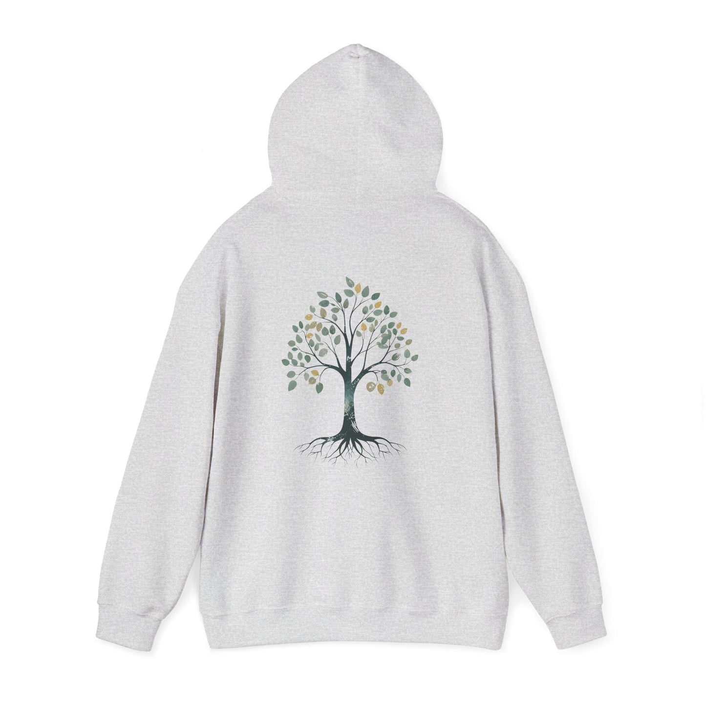 Ash | The Story Tree Hoodie, back view 2
