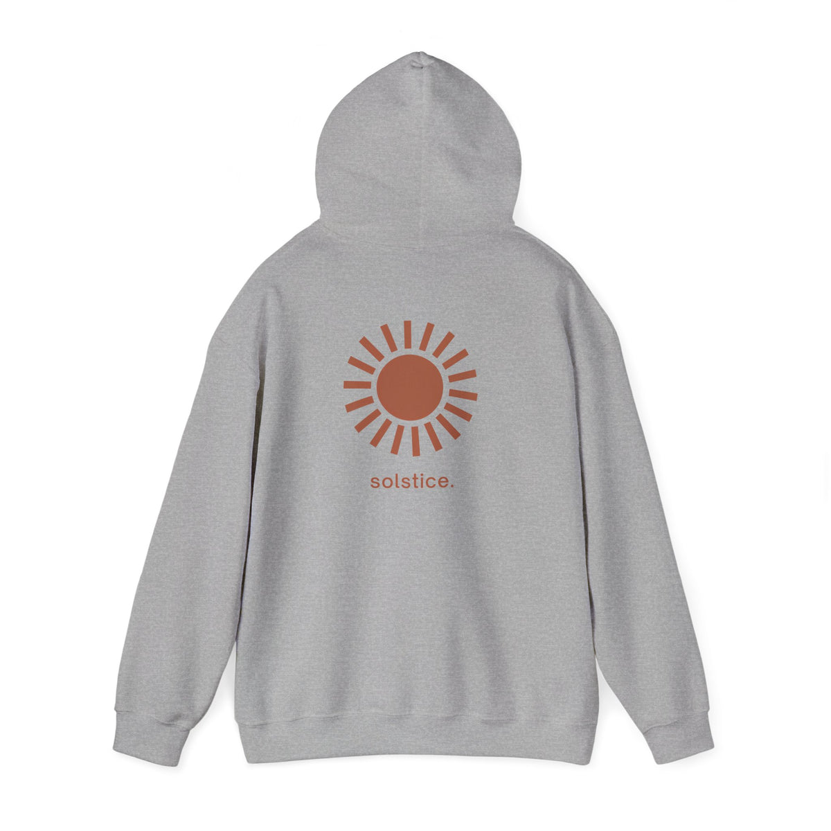 Sport Grey | Solstice Hoodie, back view 2