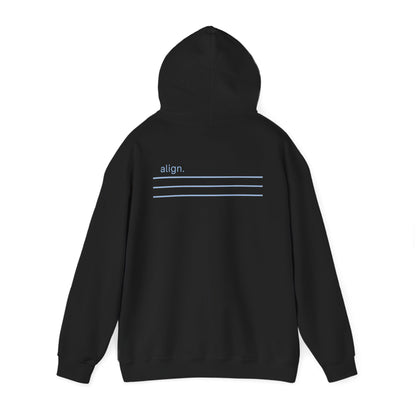 Black | Align Hoodie, back view 2