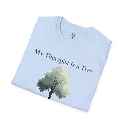 Light Blue | My Therapist is a Tree, folded view