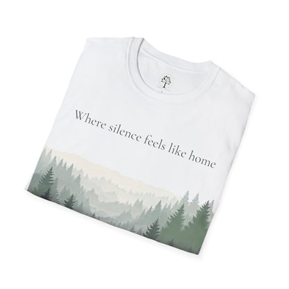 White | Where SIlence feels like home, folded view