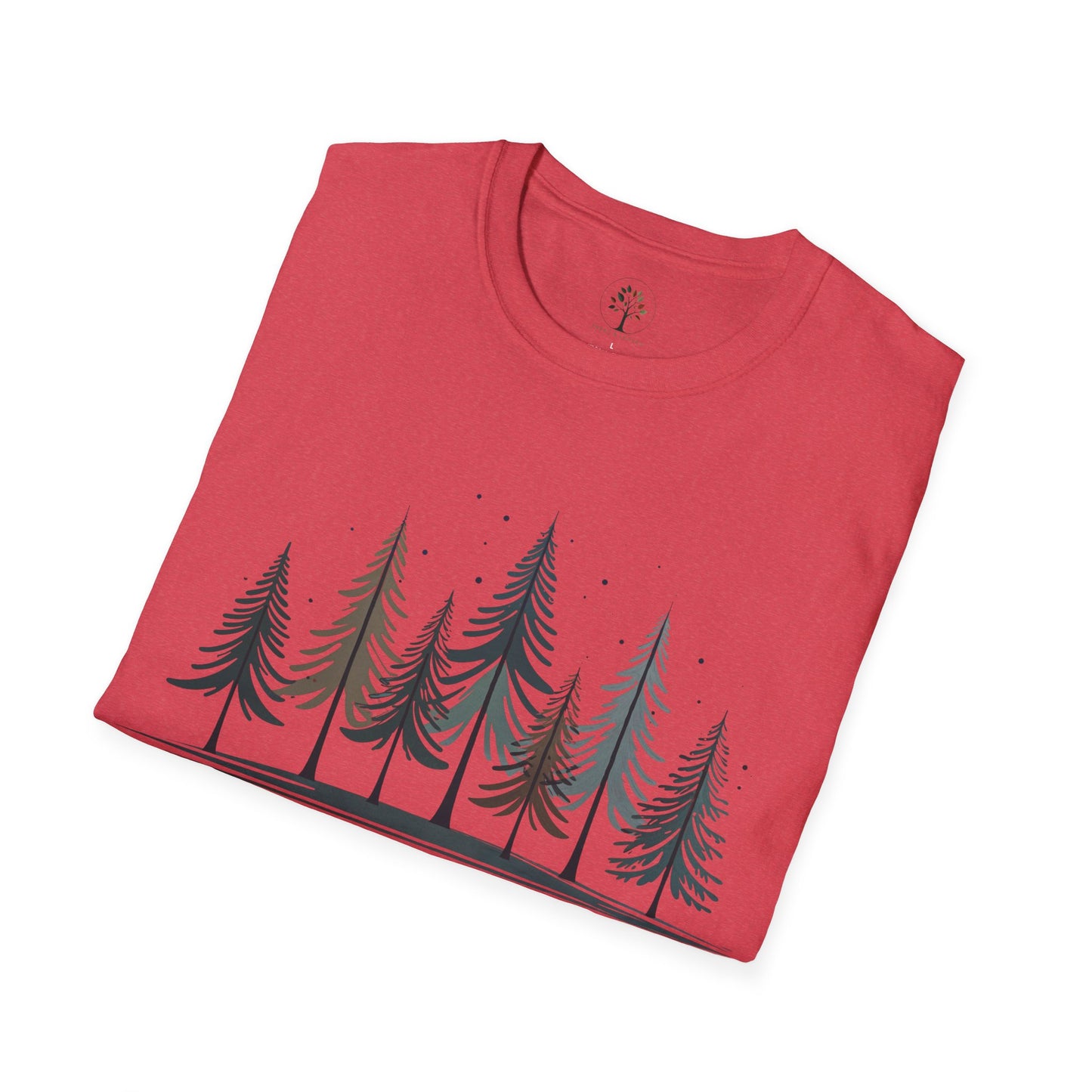 Heather Red | Silent Pines, folded view