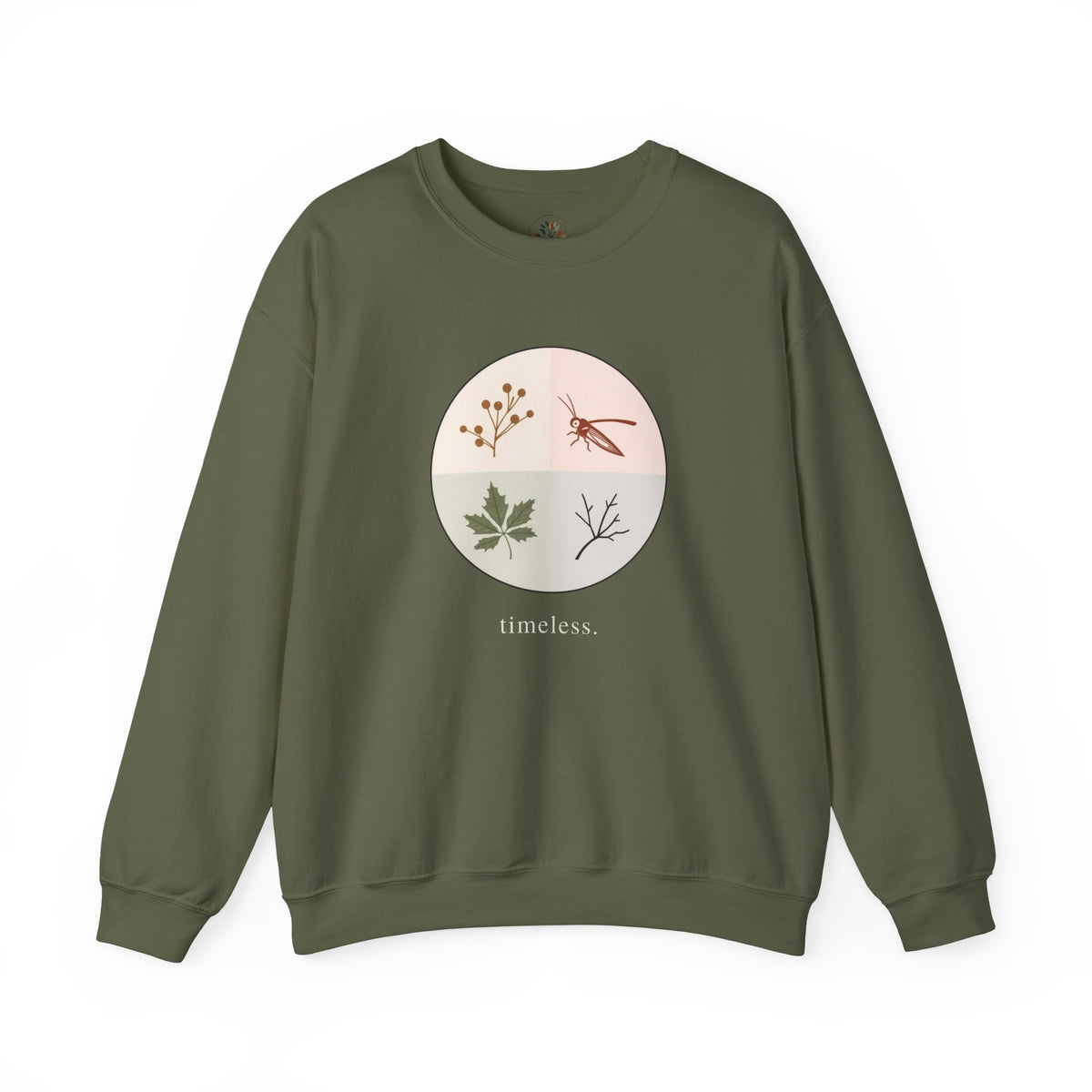 Military Green | Timeless Sweatshirt, front view