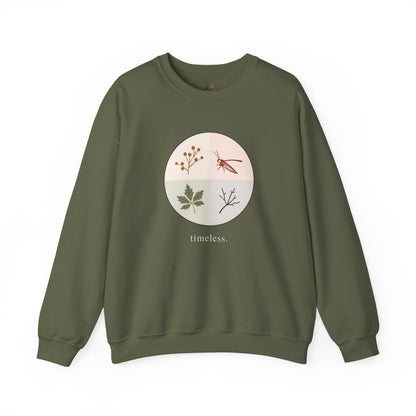 Military Green | Timeless Sweatshirt, front view