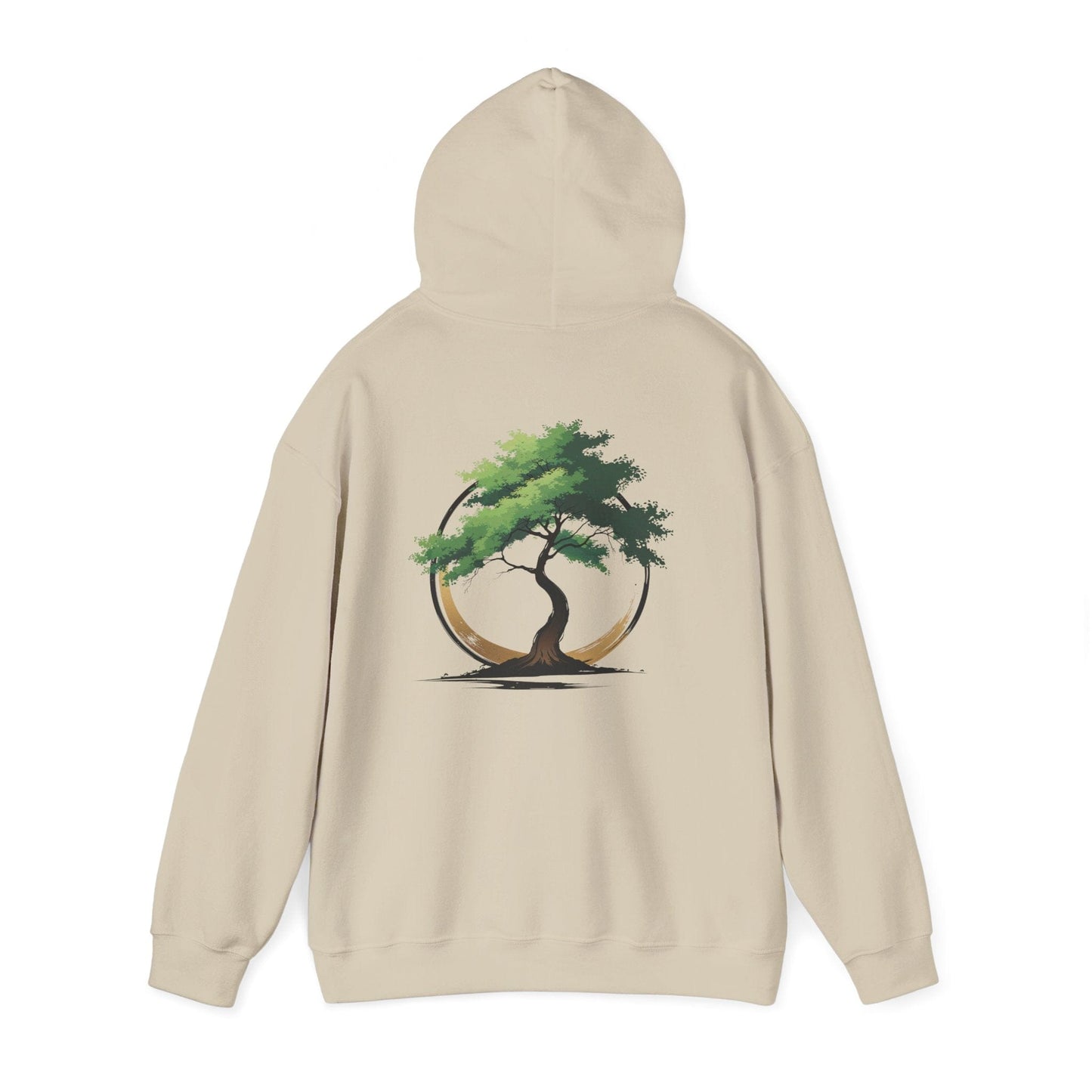 Sand | The Zen Tree Hoodie, back view 2