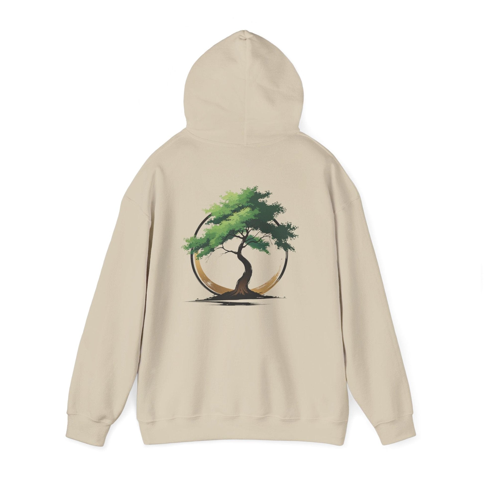 Sand | The Zen Tree Hoodie, back view 2