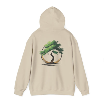 Sand | The Zen Tree Hoodie, back view 2