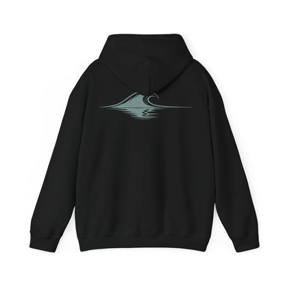 Black | Drifted Hoodie, back design view