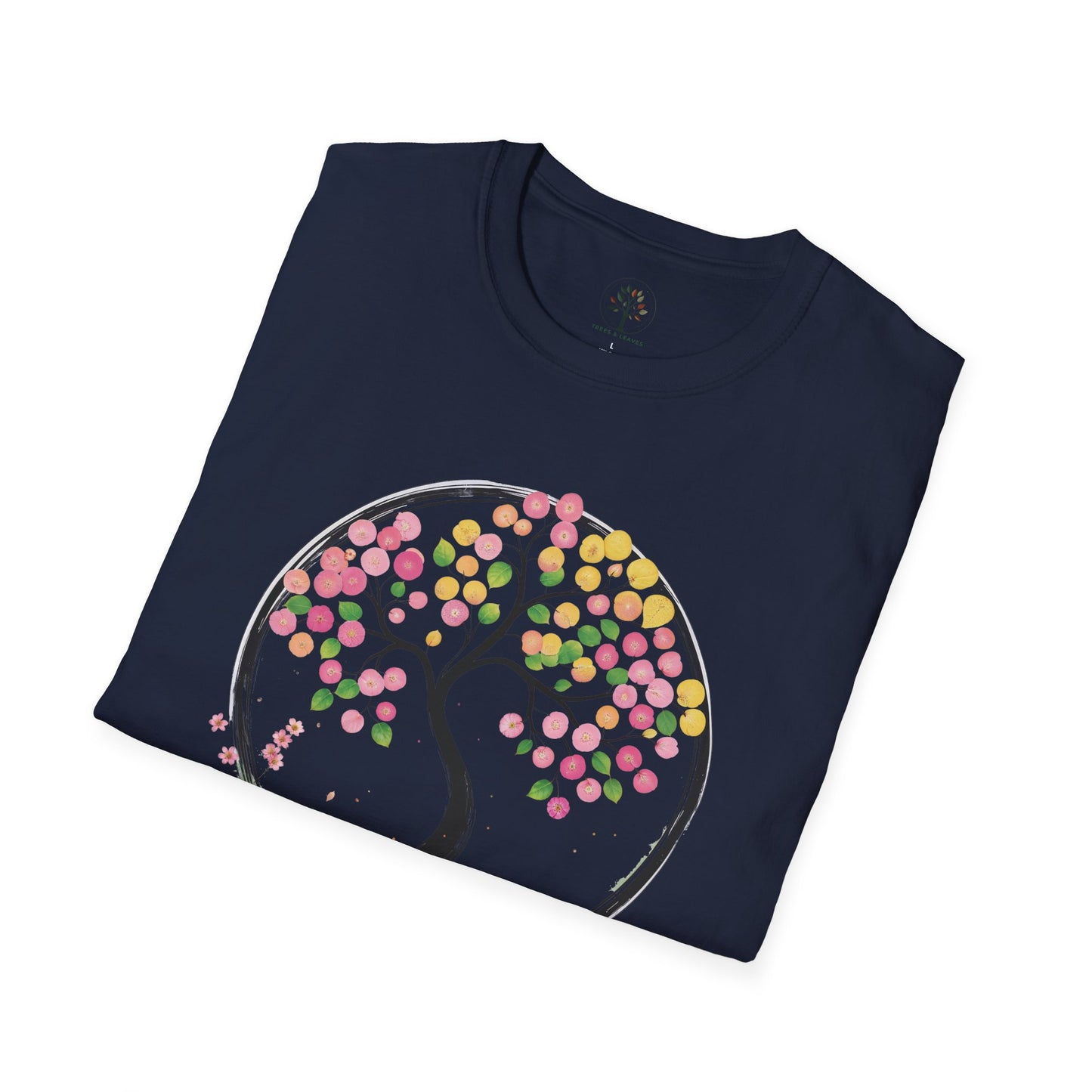 Navy | Joy in Bloom, folded view