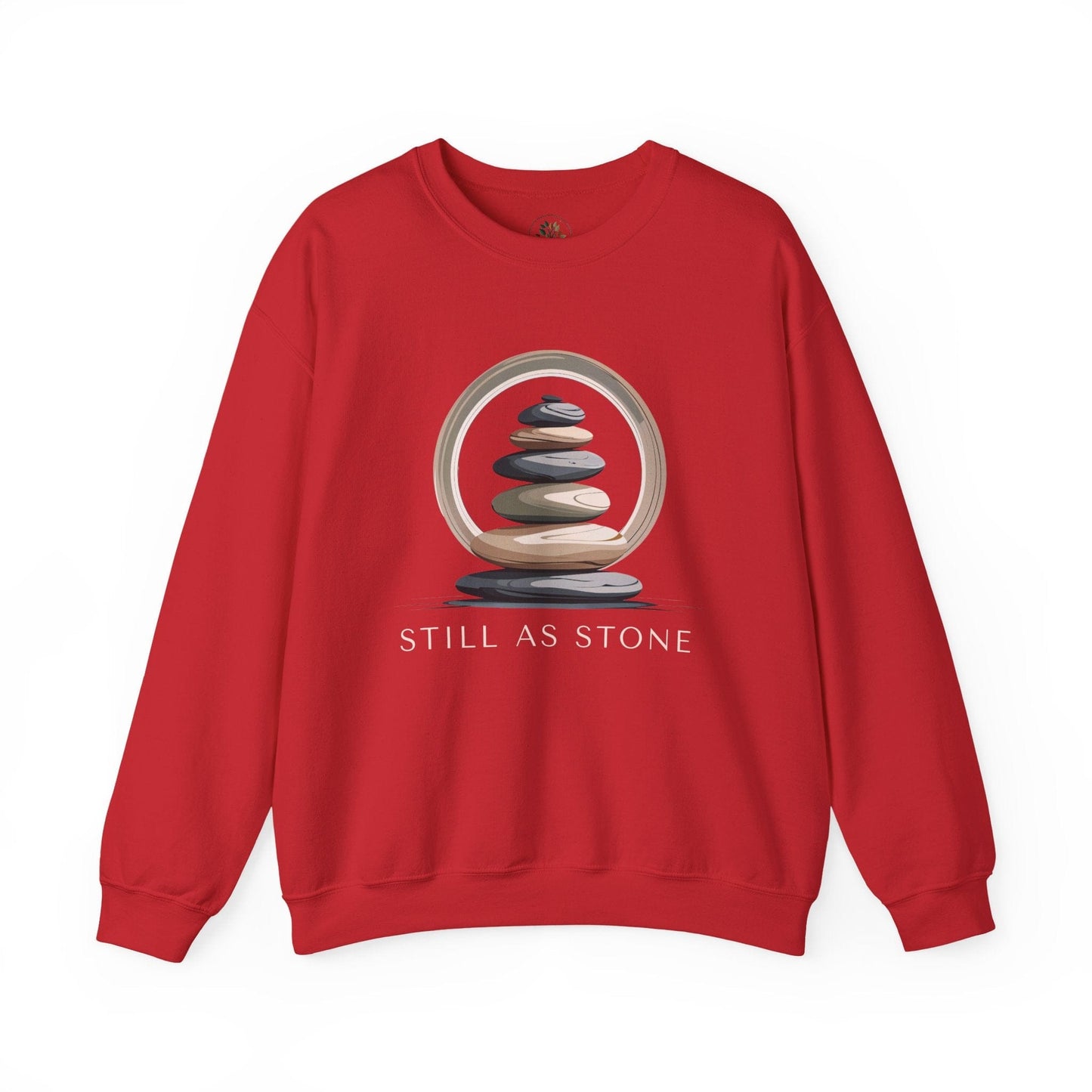 Red | Still as Stone Sweatshirt, front view