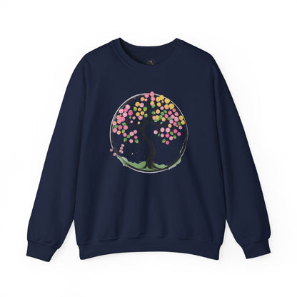 Navy | Joy in Bloom Sweatshirt, front view