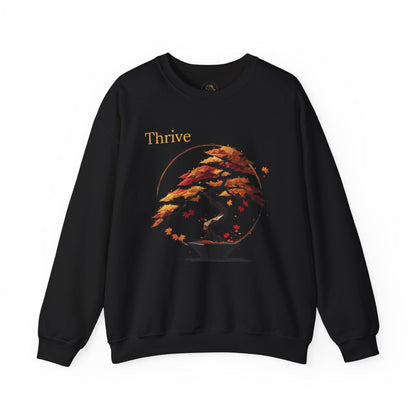 Black | Thrive Sweatshirt, front view