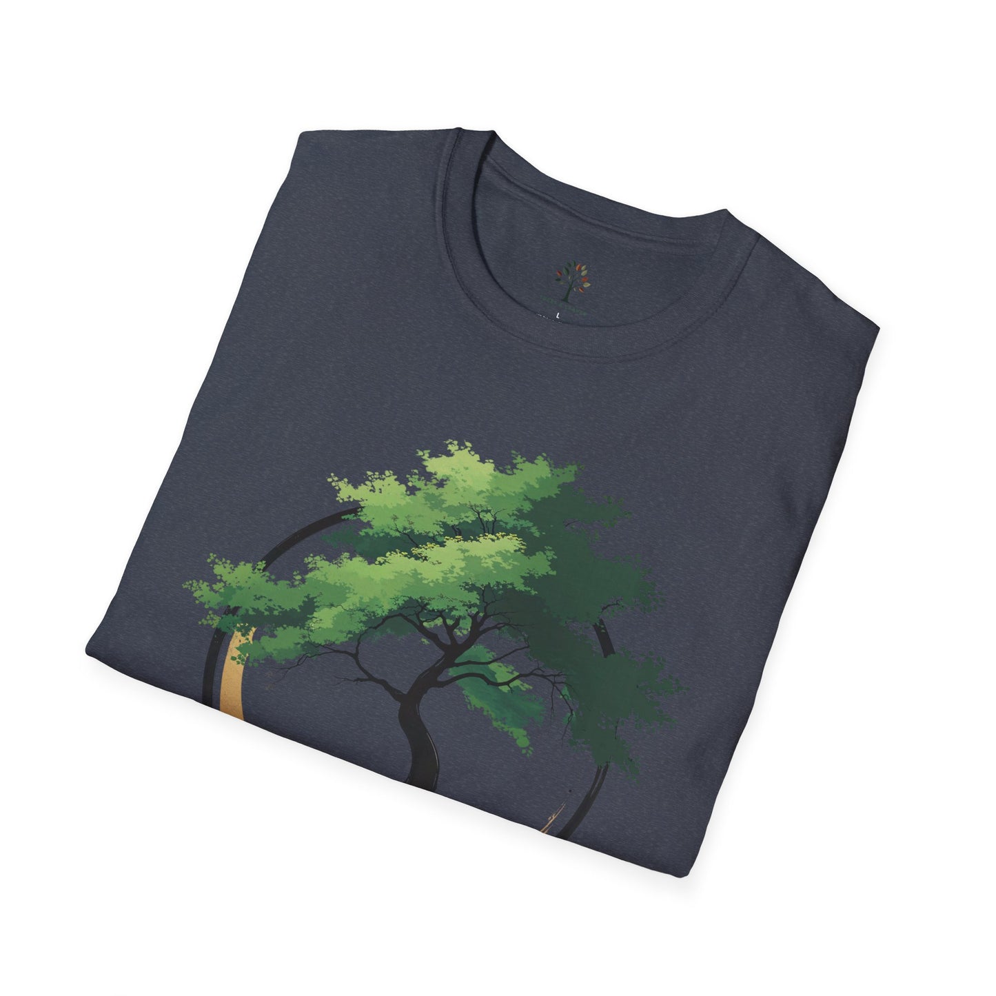 Heather Navy | The Zen Tree, folded view